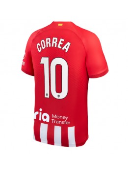 Atletico Madrid Angel Correa #10 Heimtrikot 2023-24 Kurzarm